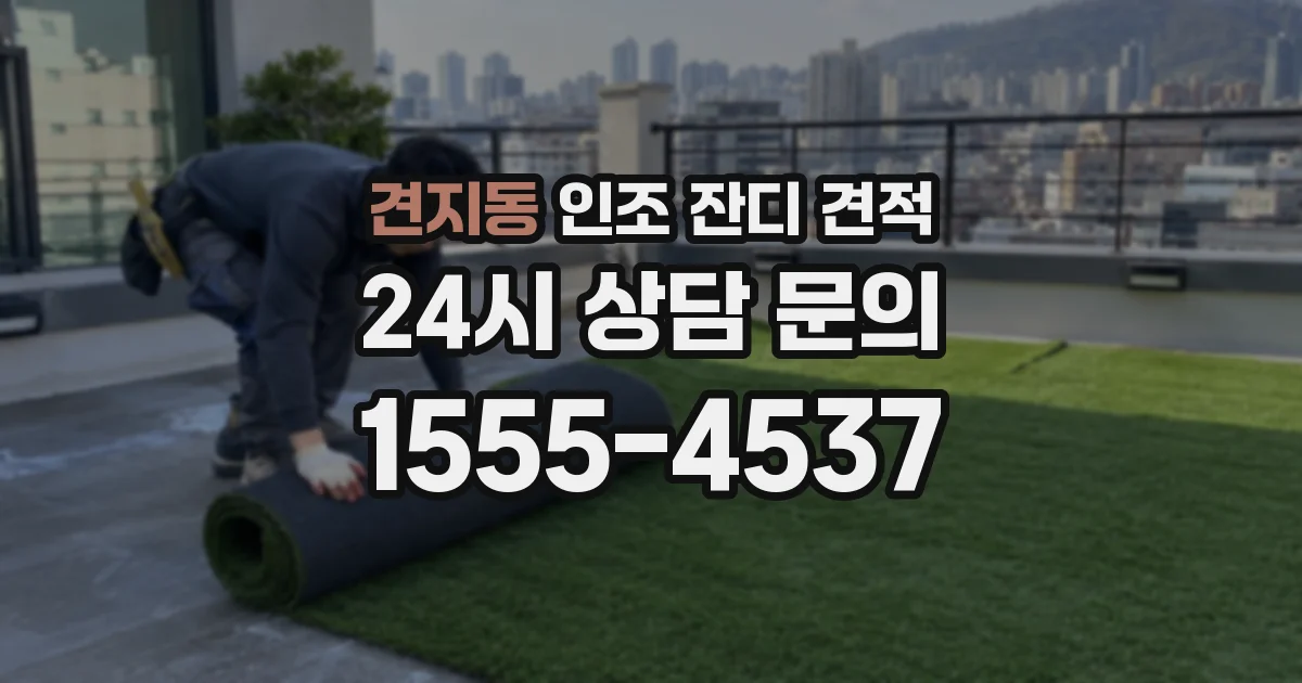 견지동 인조 잔디 견적