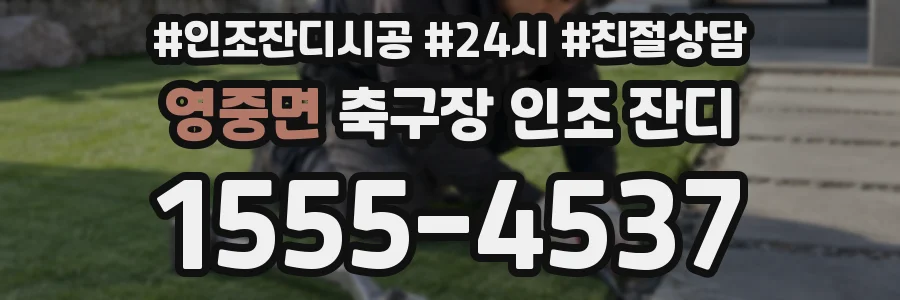영중면 축구장 인조 잔디