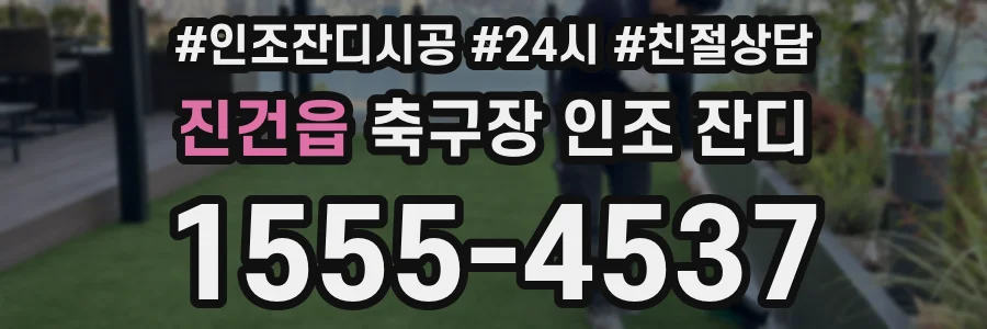 진건읍 축구장 인조 잔디