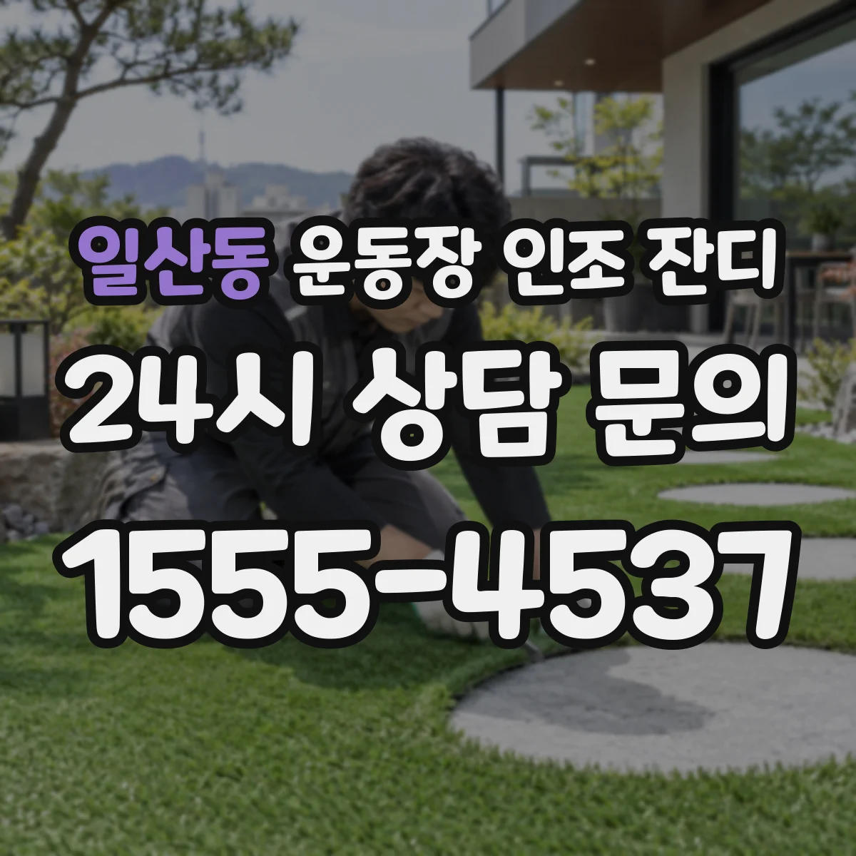 일산동 운동장 인조 잔디