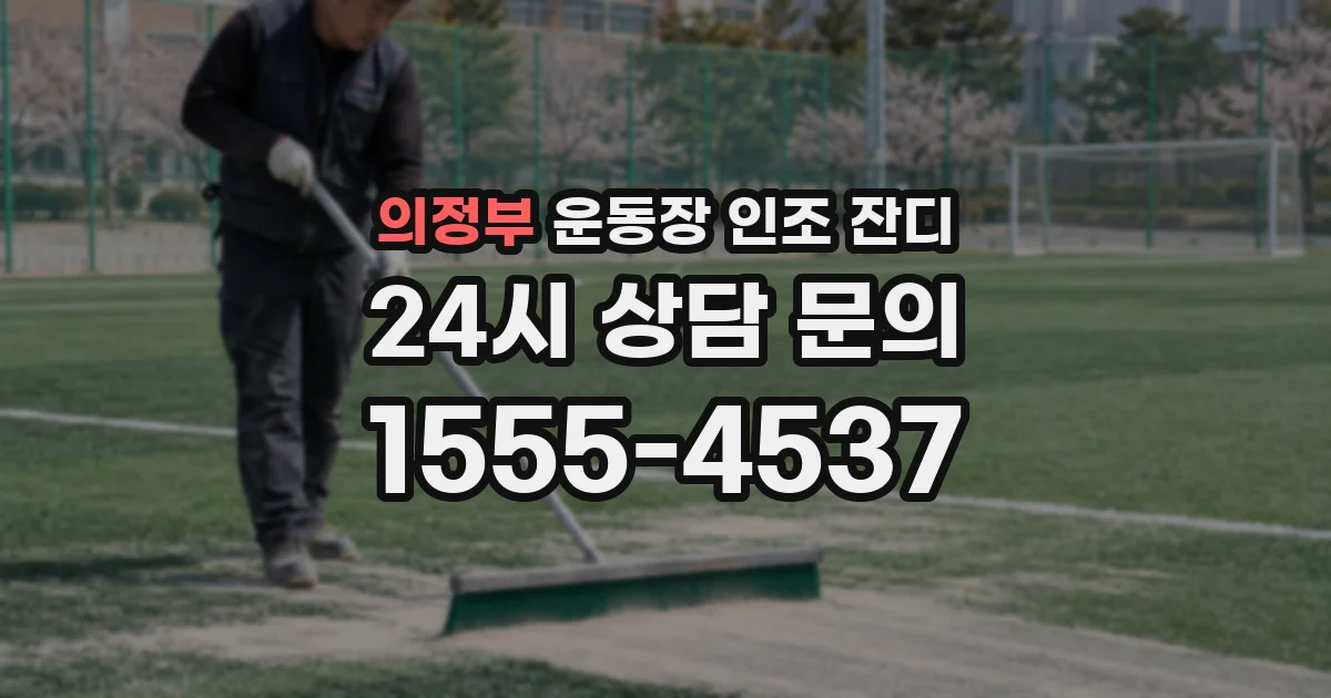 의정부 운동장 인조 잔디