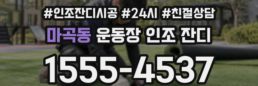 마곡동 운동장 인조 잔디