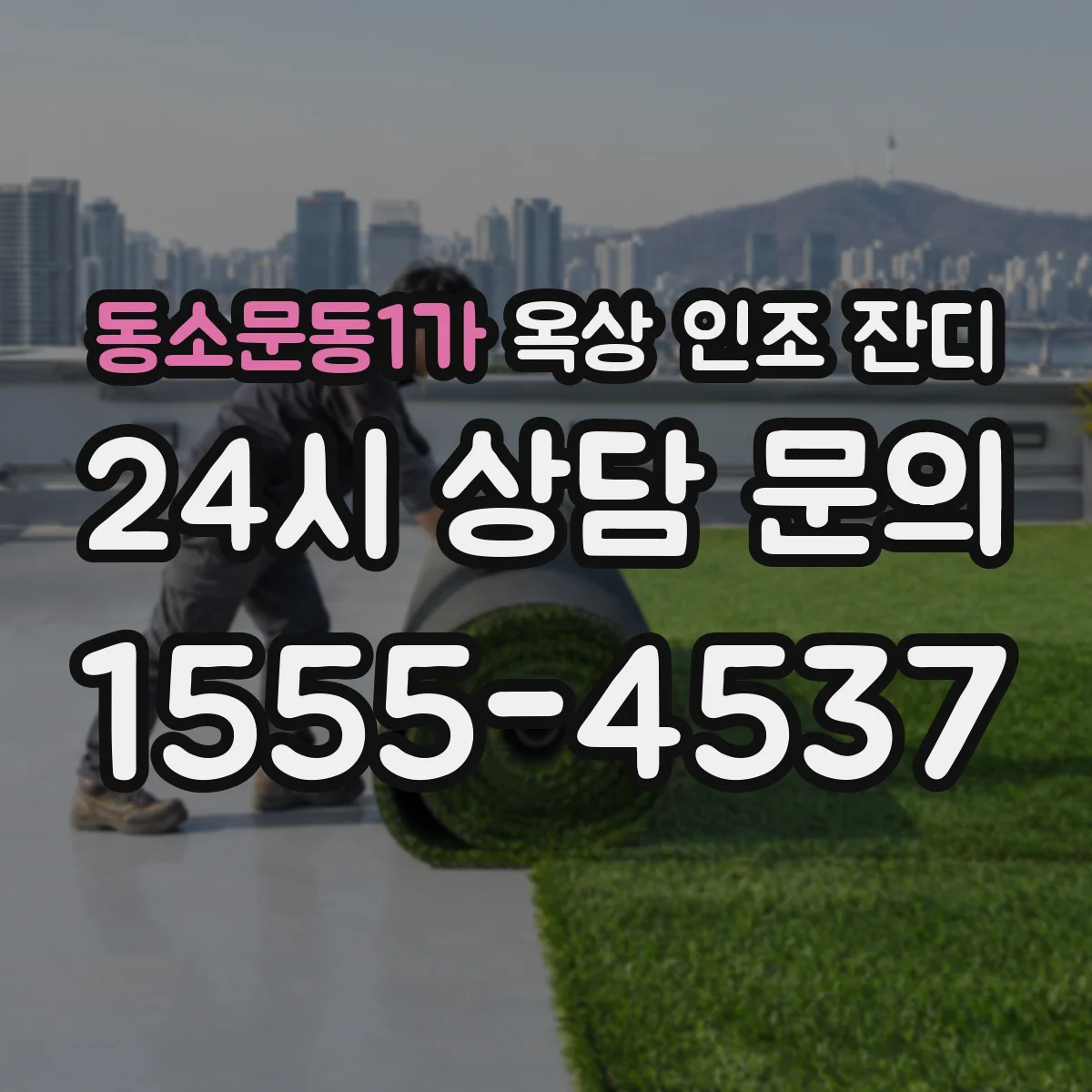 동소문동1가 옥상 인조 잔디