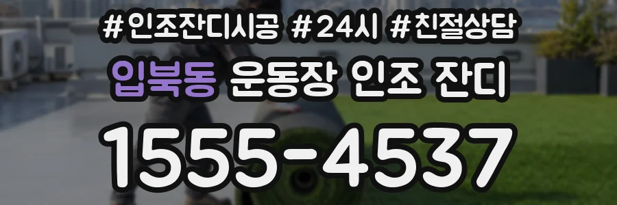 입북동 운동장 인조 잔디