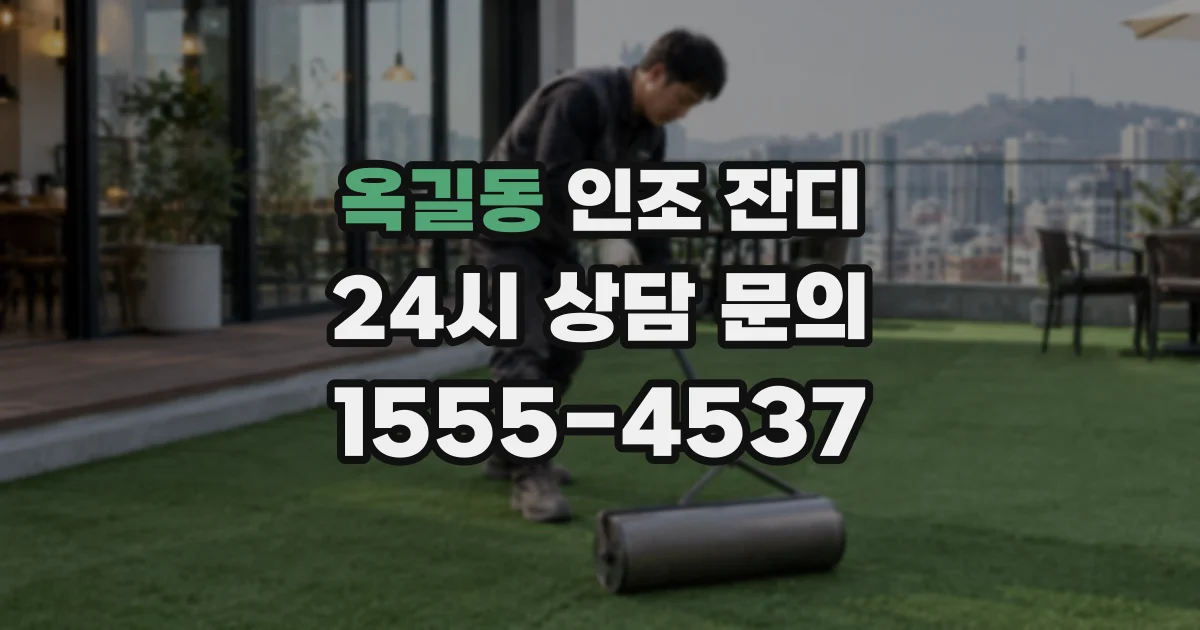 옥길동 인조 잔디