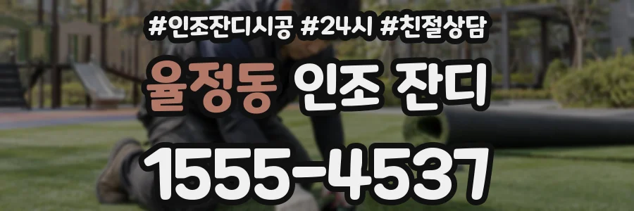 율정동 인조 잔디