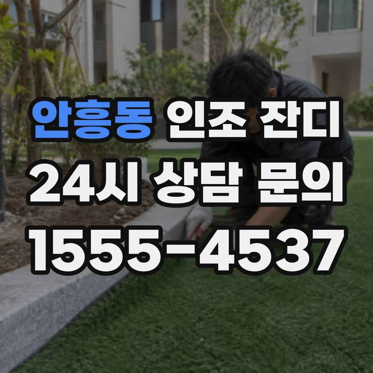 안흥동 인조 잔디
