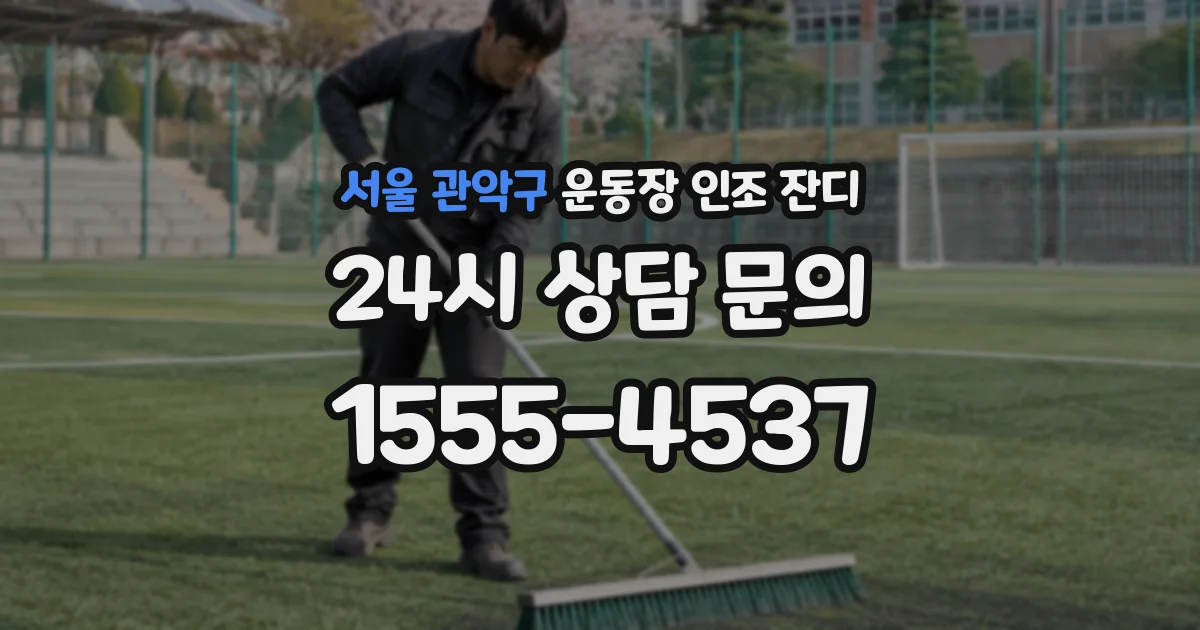 서울 관악구 운동장 인조 잔디