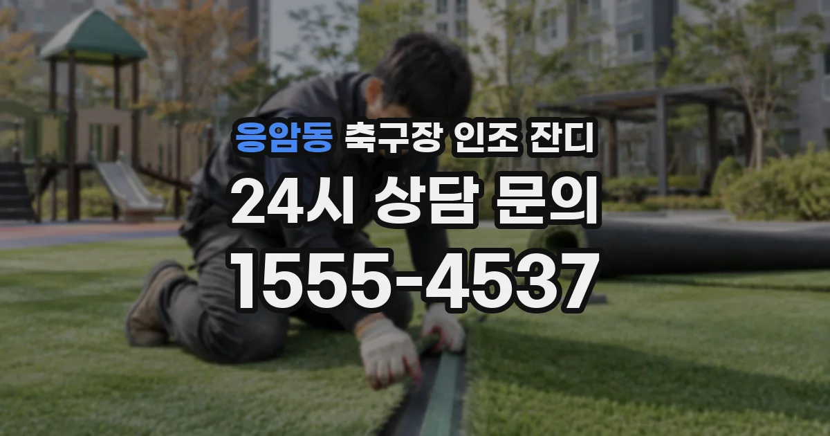 응암동 축구장 인조 잔디