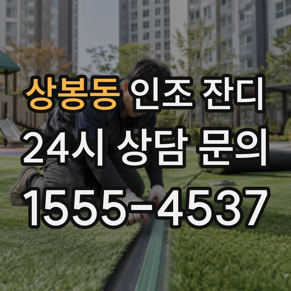 상봉동 인조 잔디