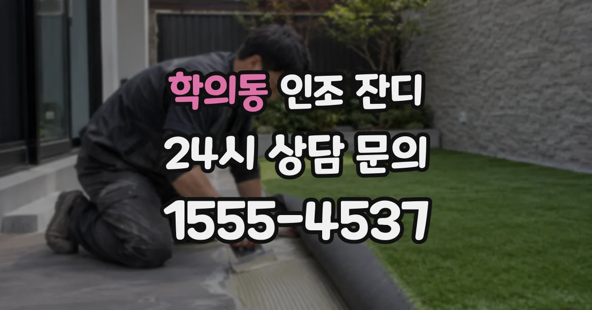 학의동 인조 잔디