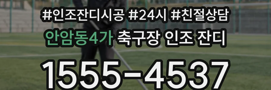 안암동4가 축구장 인조 잔디