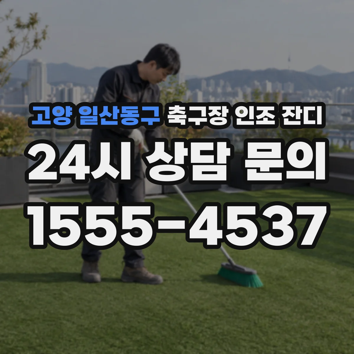 고양 일산동구 축구장 인조 잔디