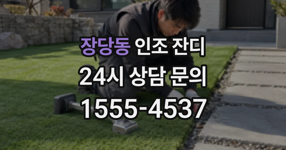장당동 인조 잔디