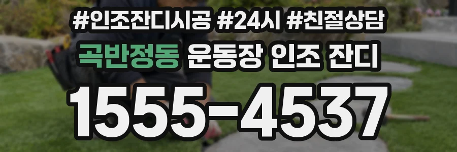 곡반정동 운동장 인조 잔디