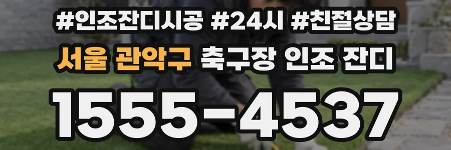 서울 관악구 축구장 인조 잔디