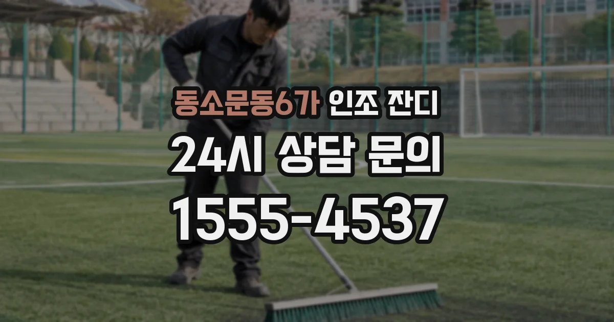 동소문동6가 인조 잔디