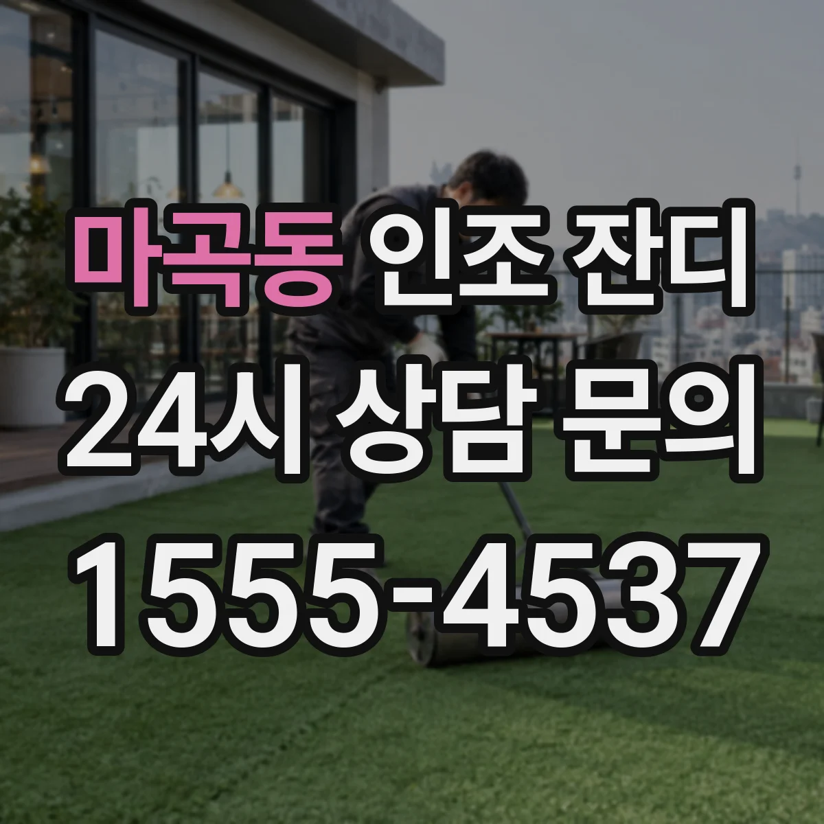 마곡동 인조 잔디