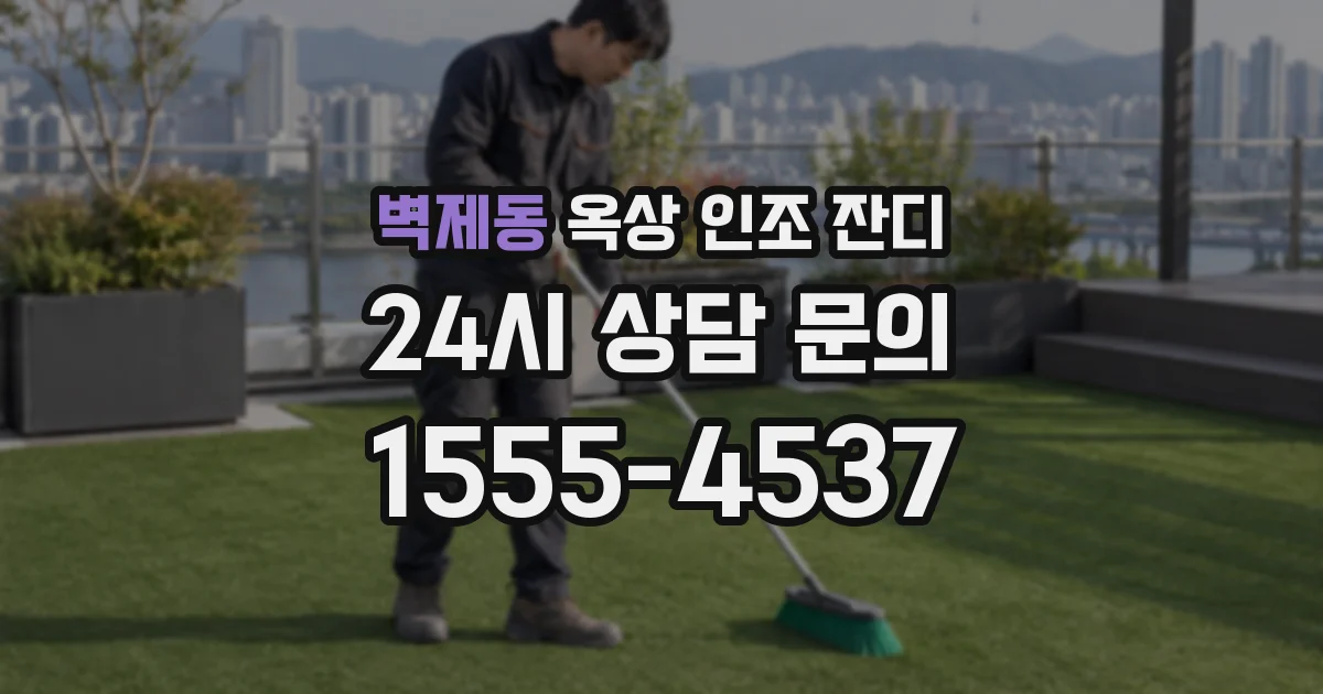 벽제동 옥상 인조 잔디