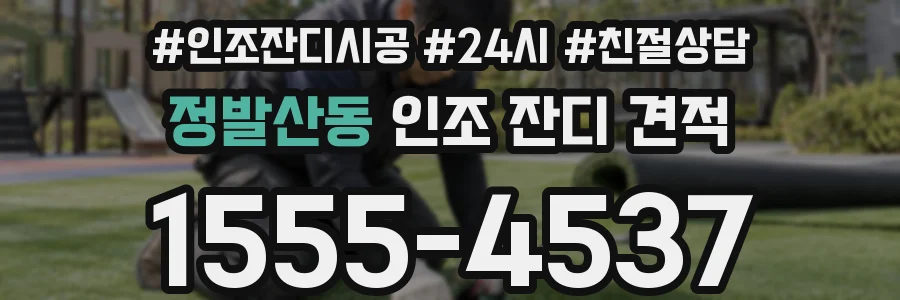 정발산동 인조 잔디 견적