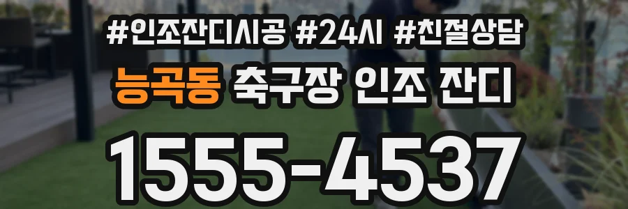 능곡동 축구장 인조 잔디