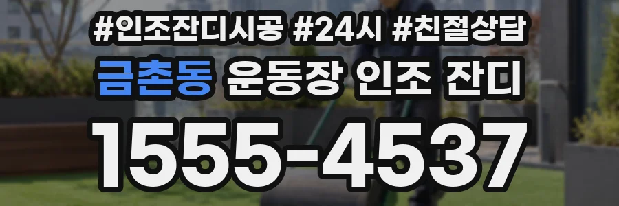 금촌동 운동장 인조 잔디