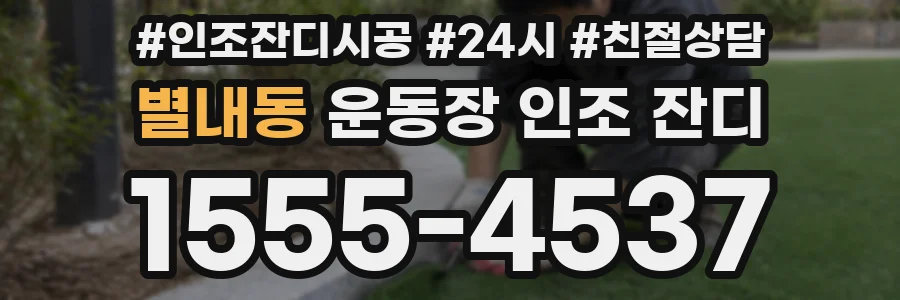 별내동 운동장 인조 잔디