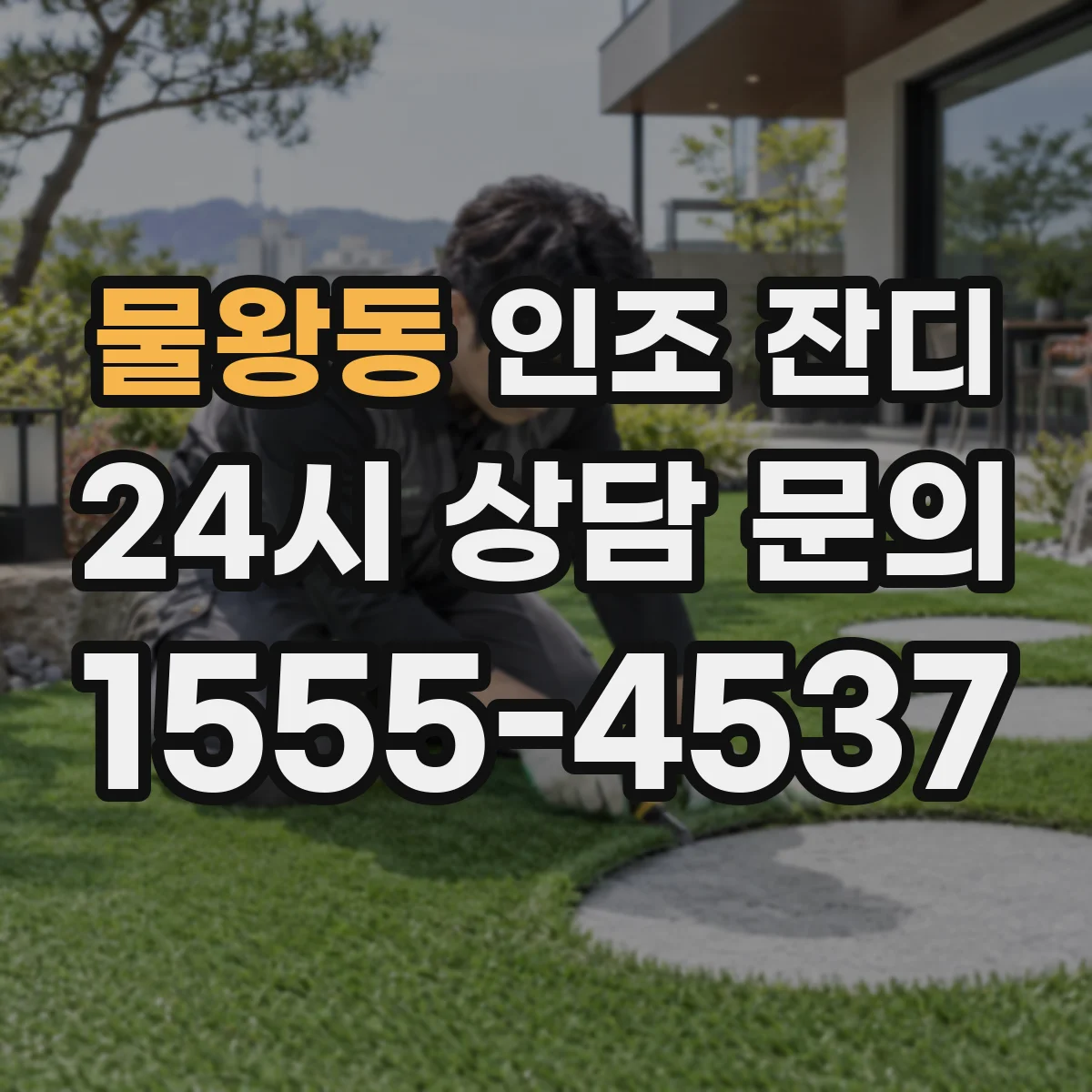 물왕동 인조 잔디