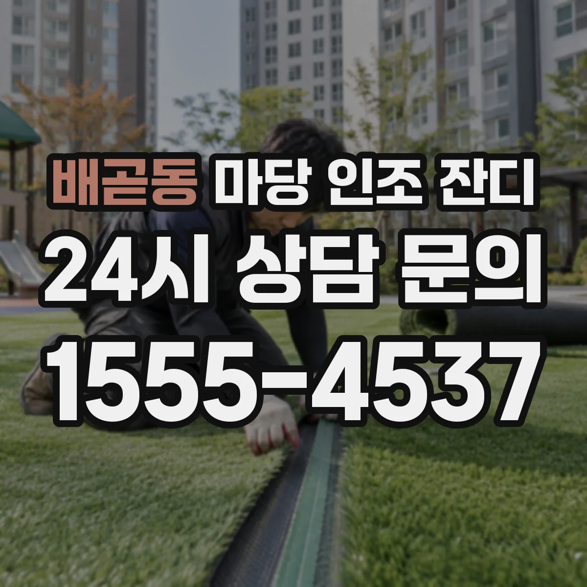 배곧동 마당 인조 잔디