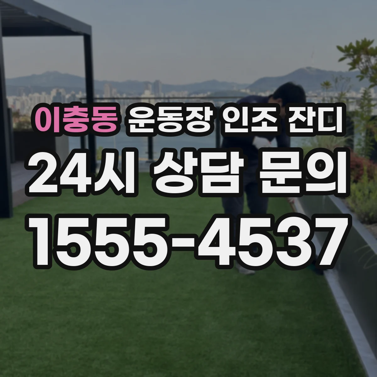 이충동 운동장 인조 잔디