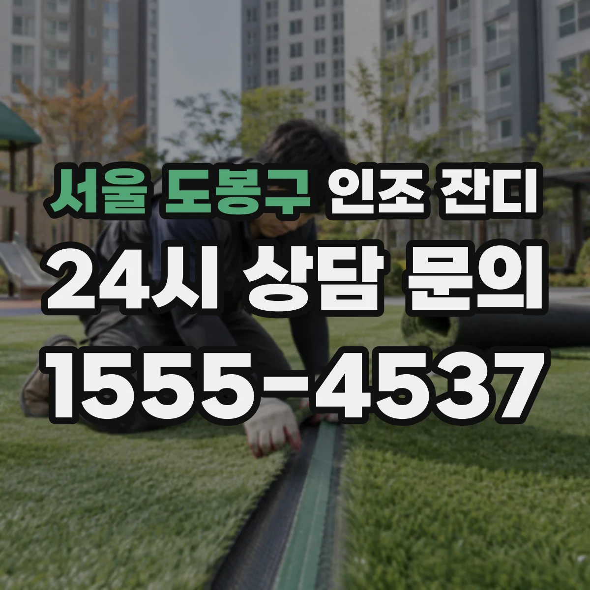 서울 도봉구 인조 잔디
