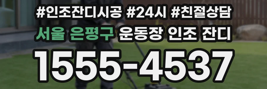 서울 은평구 운동장 인조 잔디