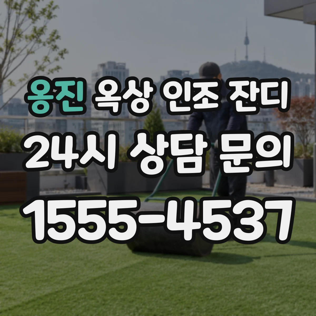 옹진 옥상 인조 잔디