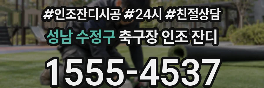 성남 수정구 축구장 인조 잔디