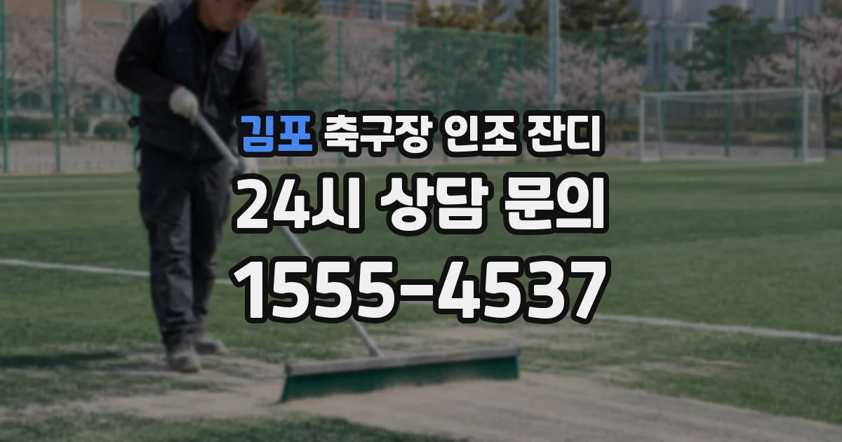 김포 축구장 인조 잔디