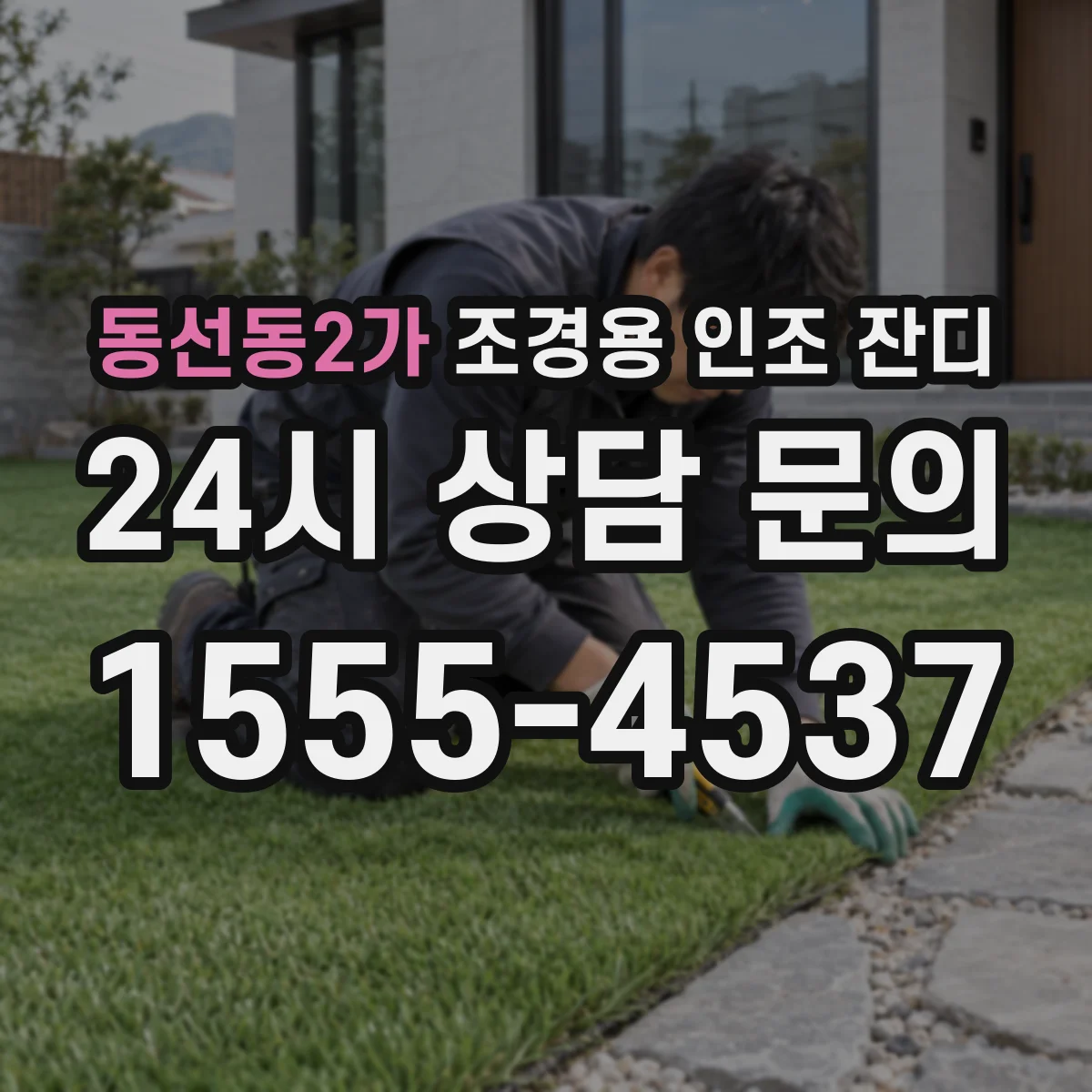 동선동2가 조경용 인조 잔디