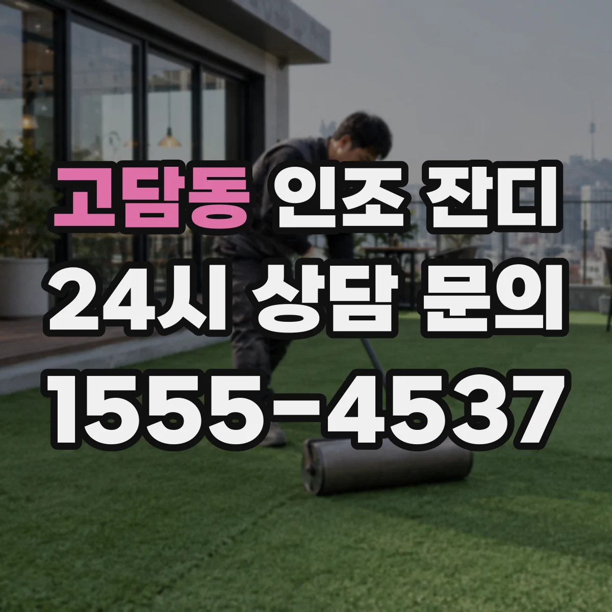 고담동 인조 잔디