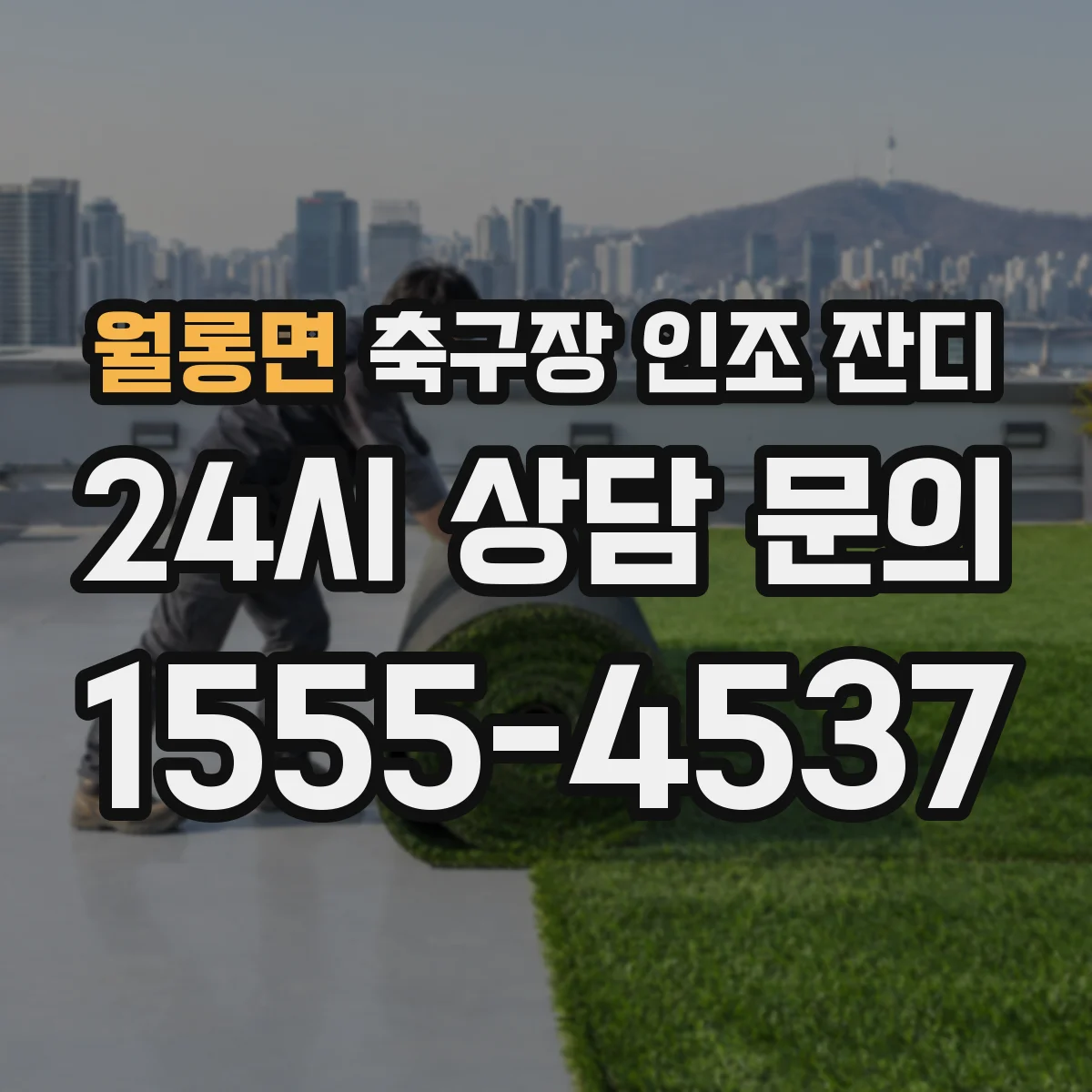 월롱면 축구장 인조 잔디