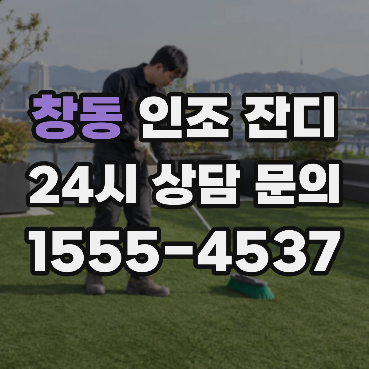 창동 인조 잔디