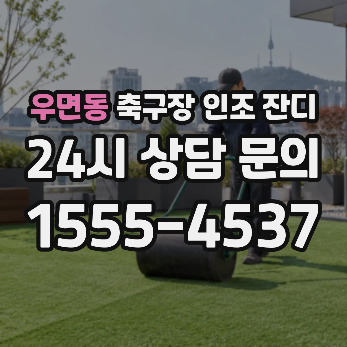 우면동 축구장 인조 잔디