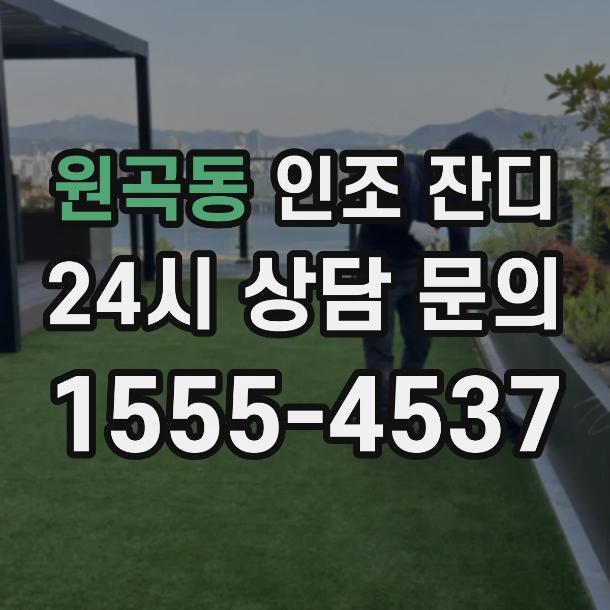 원곡동 인조 잔디