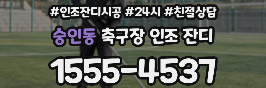 숭인동 축구장 인조 잔디