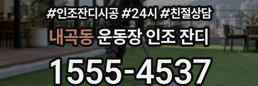 내곡동 운동장 인조 잔디