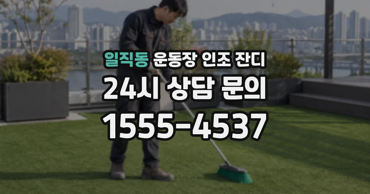 일직동 운동장 인조 잔디