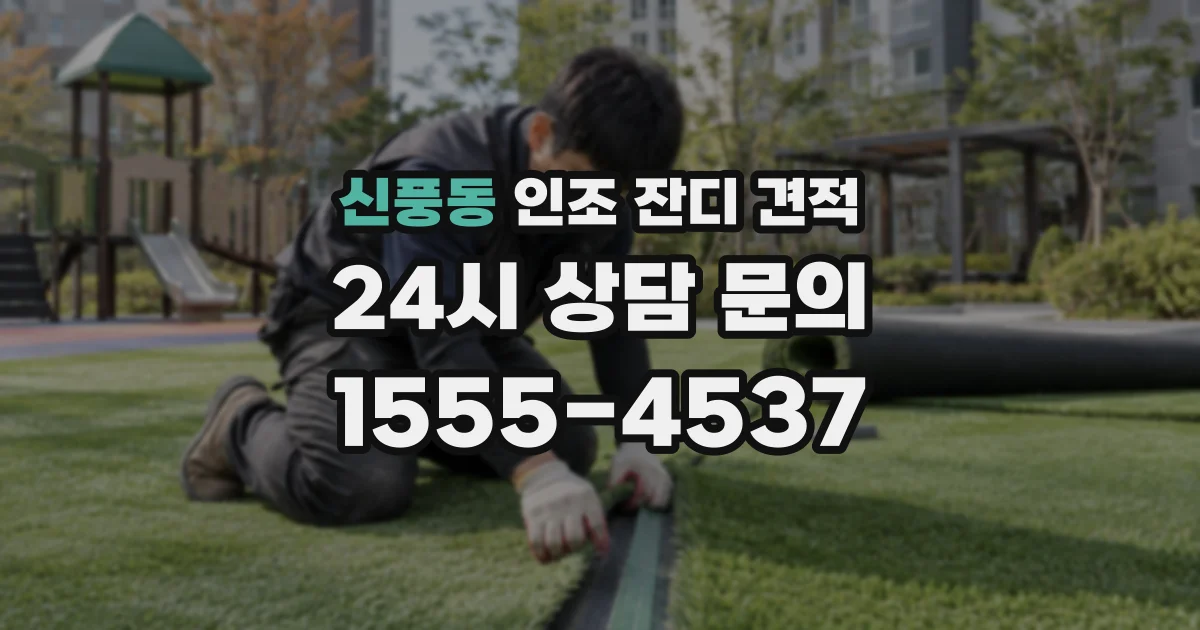 신풍동 인조 잔디 견적
