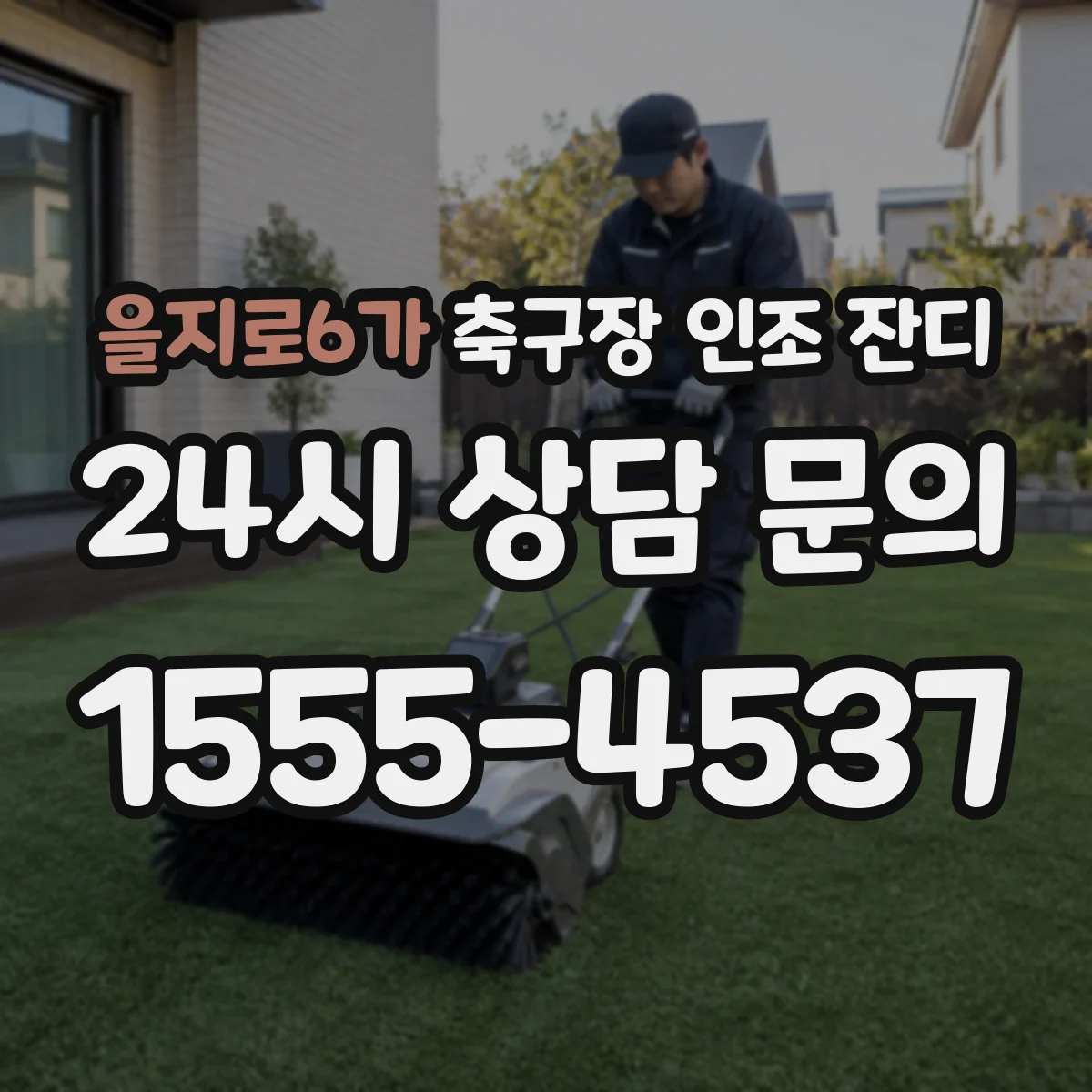 을지로6가 축구장 인조 잔디