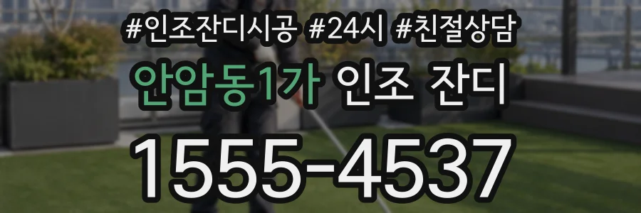 안암동1가 인조 잔디