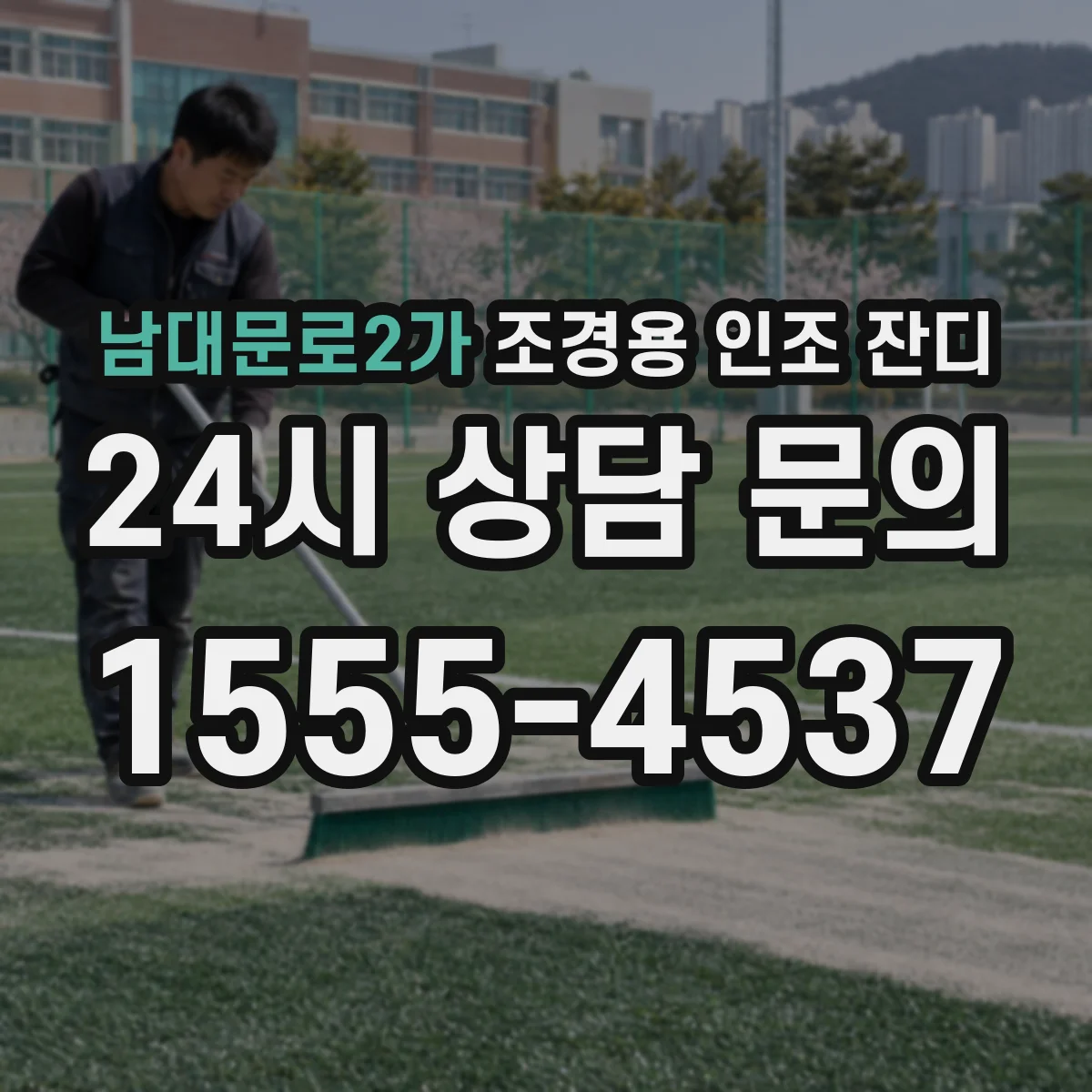 남대문로2가 조경용 인조 잔디