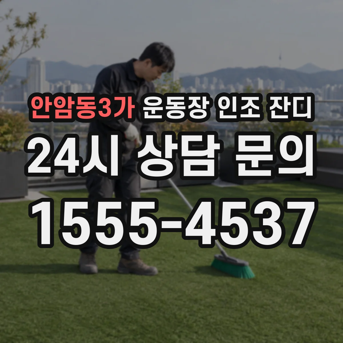 안암동3가 운동장 인조 잔디