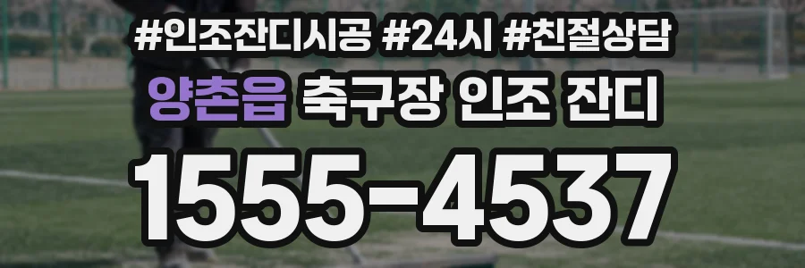 양촌읍 축구장 인조 잔디